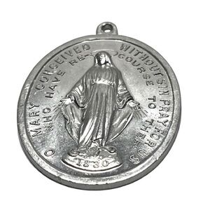 Religious Mary Medal. Pre owned